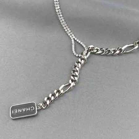 香奈儿银项链代购级别高端品质，仙女唯美款，媲美双C logo链！