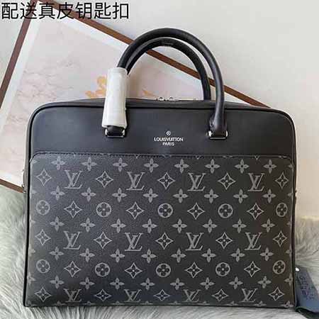 新火爆款 lv路易家进口皮男士公文包