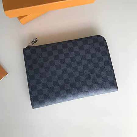 lv品牌POCHETTE JOUR小号手袋 名品时尚手拿包 N60113黑色