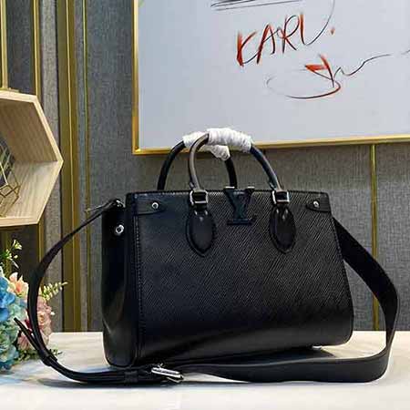 Epi 粒面皮革Grenelle Tote 小号手袋M57680 黑色 M57681