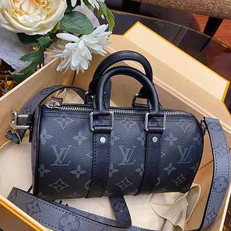 大牌奢侈品枕头包 Keepall XS手袋 LV高级感大容量棋盘格手提包M45947