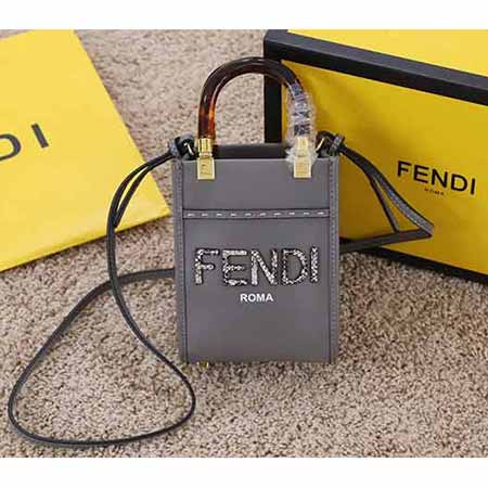 芬迪女包tote阳光琴谱包 Fendi