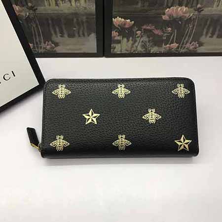 Gucci钱包女长款真皮双折钱包 女大品牌钱夹495062
