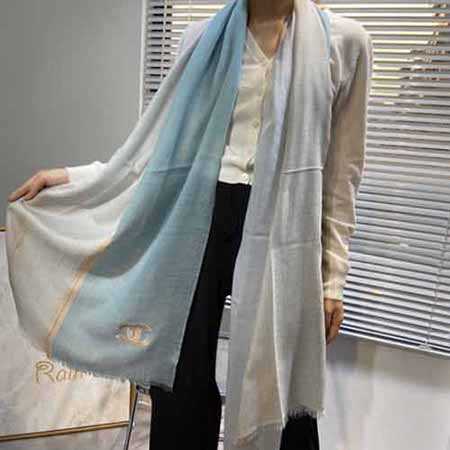 大品牌小香风高等双面披肩水波纹秋冬女士加厚长款保暖羊绒围巾