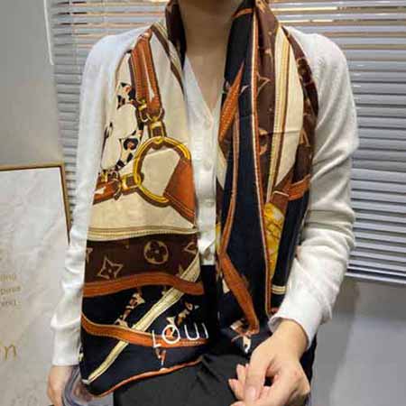 LV超大女士流行新款时尚秋冬高等大品牌围巾