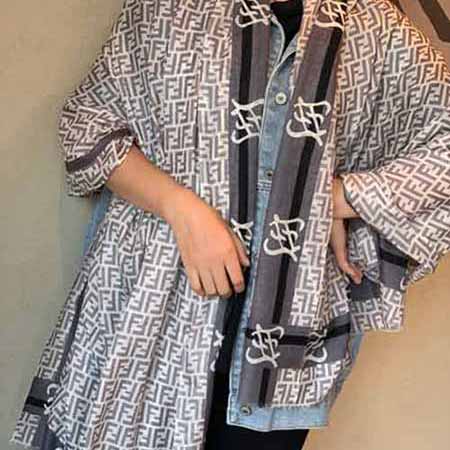 FD披肩 外套女士大衣毛毯式大披肩围巾高等大品牌高等坎肩