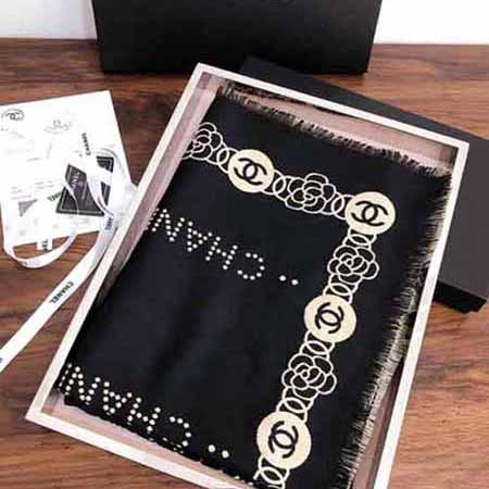 新款大品牌两用保暖百搭长款围巾 秋冬羊绒披肩 双面围脖