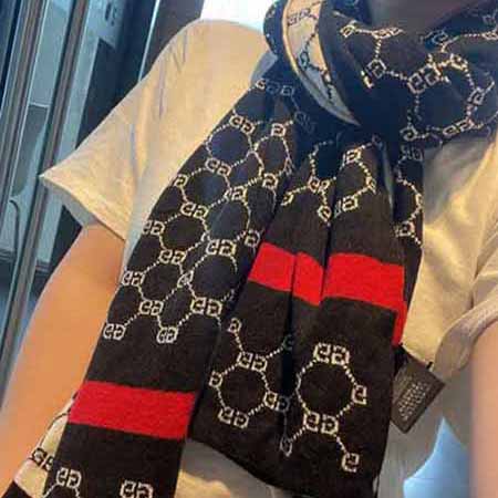 大品牌高等感羊绒质感围巾女秋冬百搭外搭披肩长款围