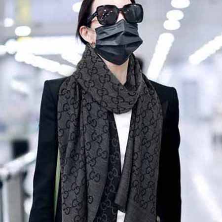 古奇女士围巾披肩 Gucci明星同款长巾