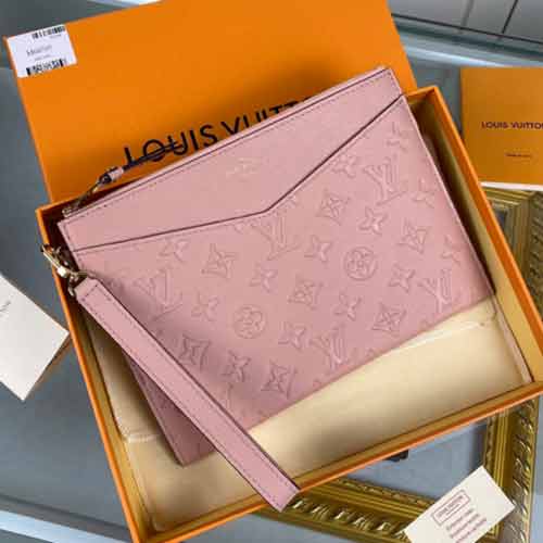 LV女士手拿包真皮信封包大品牌手抓包时尚夹包