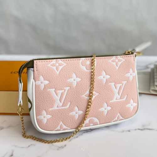 潮流新品！LV Mini Pochette，Monogram皮革手拎包M81284