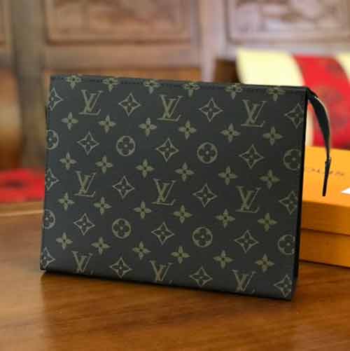 Louis Vuitton男士手拿包 大牌手包 格子奢侈品夹包M46037