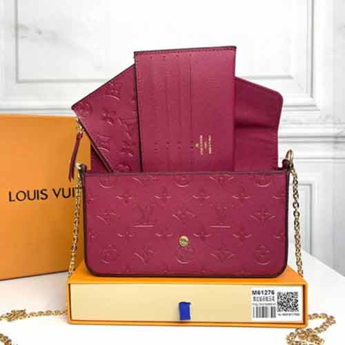 LV Pochette Felicie钱夹 61276 LV手包多用，时尚必备之选！