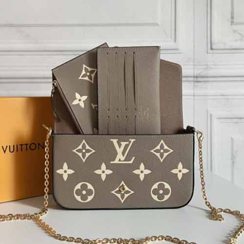 LV Pochette Félicie链条包M69977,官网同步,一包多用!
