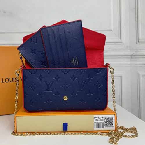 路易威登Pochette Felicie钱夹,牛皮精裁双口袋,日常时尚新宠!