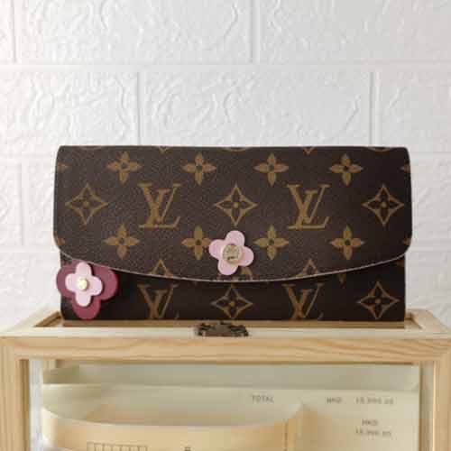 LV M64202 Emilie钱夹,柔美时尚,精致生活毕备之选!