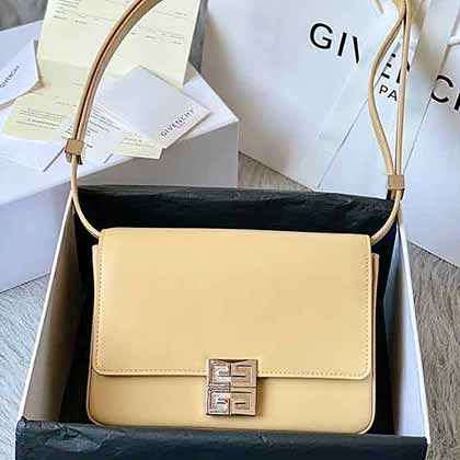 GIVENCY纪梵家最新4G系列法国原厂box皮 4G金属磁力扣女包