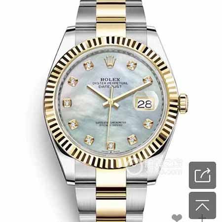 2021全新劳力士日志型41mm三珠表链男士手表