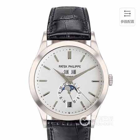 K6百达翡丽带月相的手表,复杂功能计时5G面世!