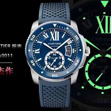 台湾厂卡地亚高仿手表，卡利博CALIBRE DE CARTIER潜水系列手表