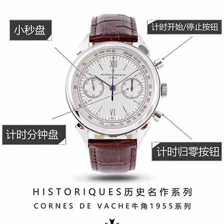 TWS工厂V2江诗.丹dun HISTORIQUES历史名作牛角1955系列手表！