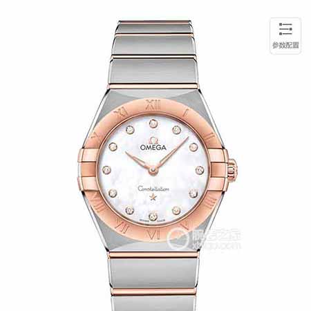 银泰网名品TW厂欧米茄女款星座系列28mm石英手表